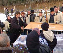 Uncovering the casket