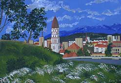 Ljubljana in oil
